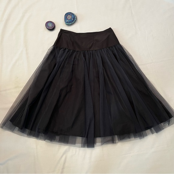 Lilith France Full Tulle Black Skirt M - Picture 11 of 15